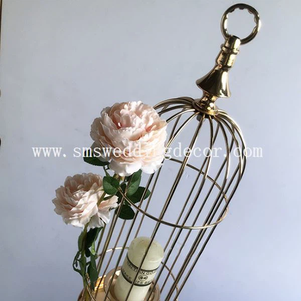 gold bird cage centerpiece