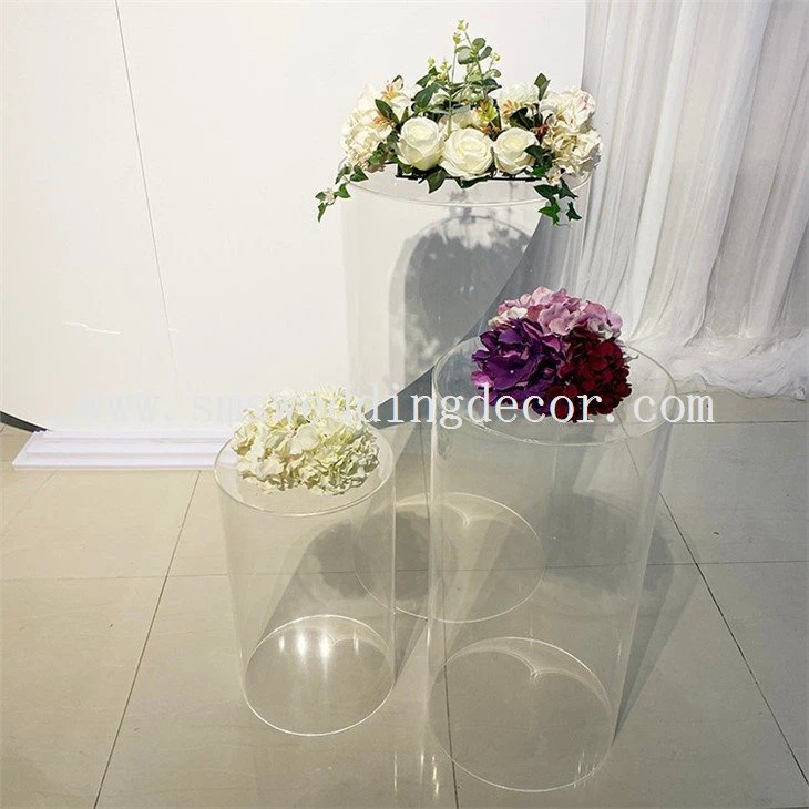clear pedestal column