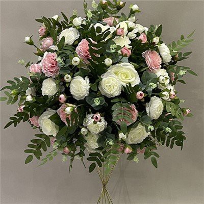 Dirbtinių gėlių vestuvių puošmenos