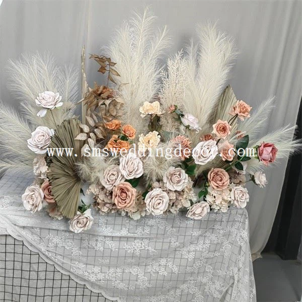 rustic flower arch wedding