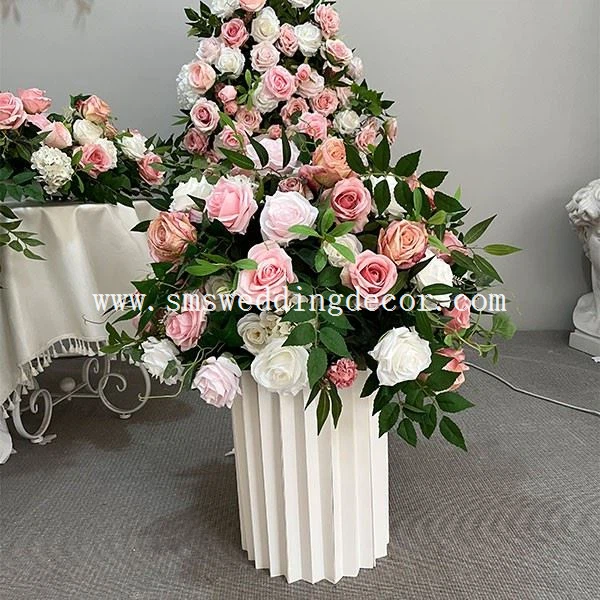 pedestal wedding floral arrangements
